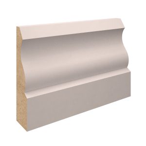 18 x 69mm Moisture Resistant MDF Ogee Architrave Primed 5.4m
