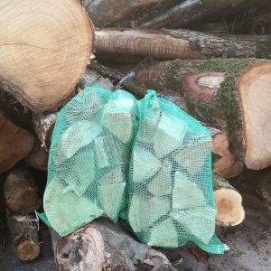 Netted Bags Of Logs